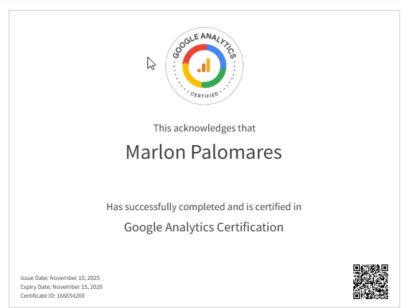 Google Analytics Certification